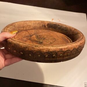 Vintage wooden ashtray